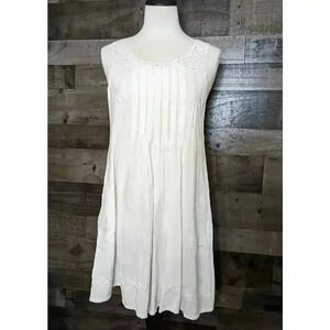 Hecho a Mano New Handmade Dress with Embroidery and Beading Size L
